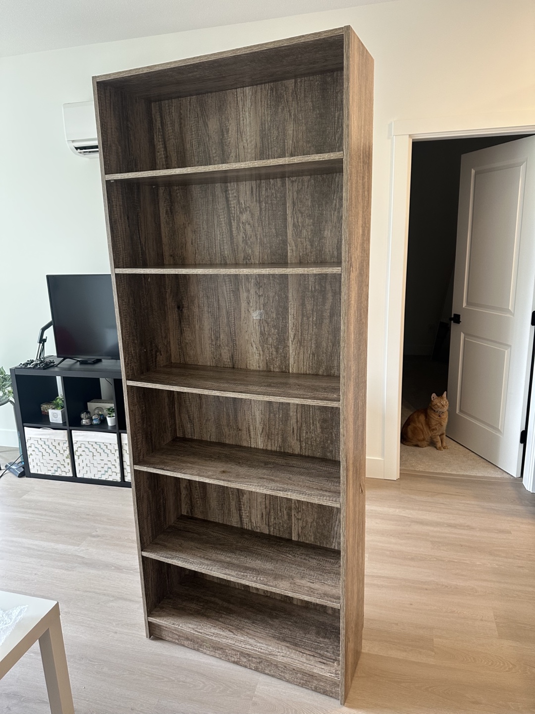 Wood Finish Bookcase
