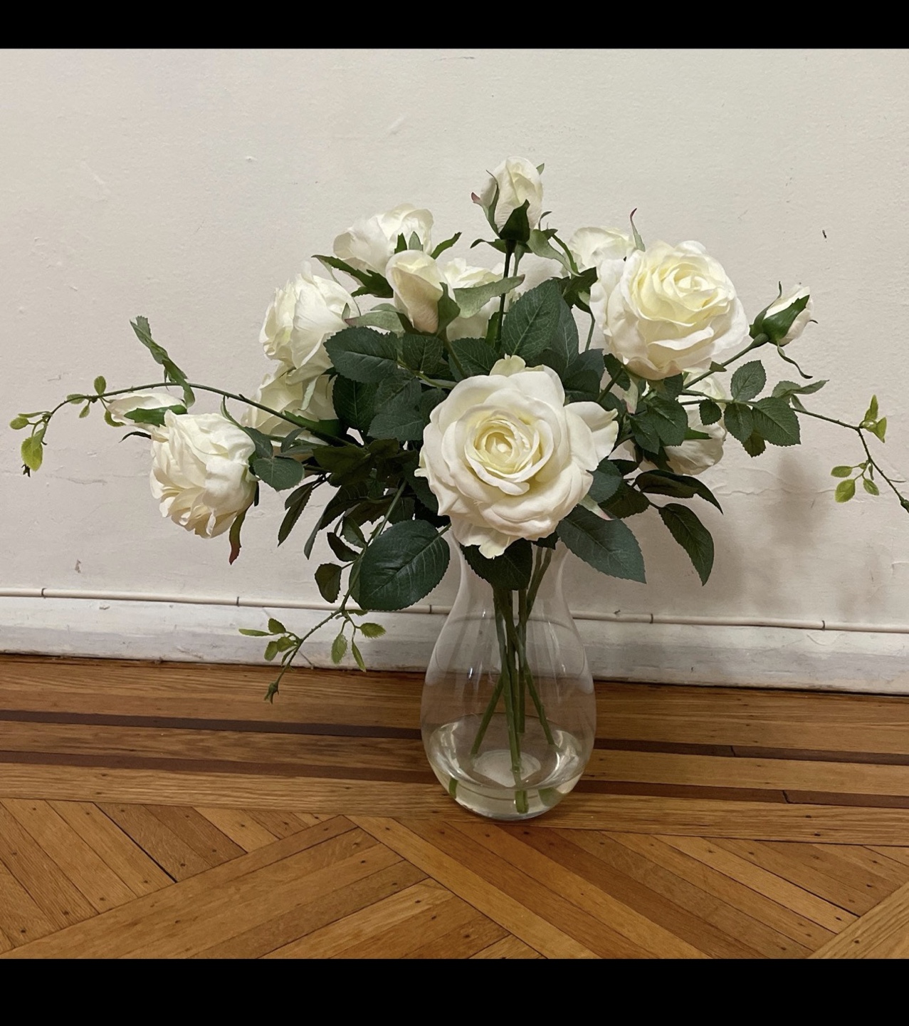 White Rose Floral Arrangement