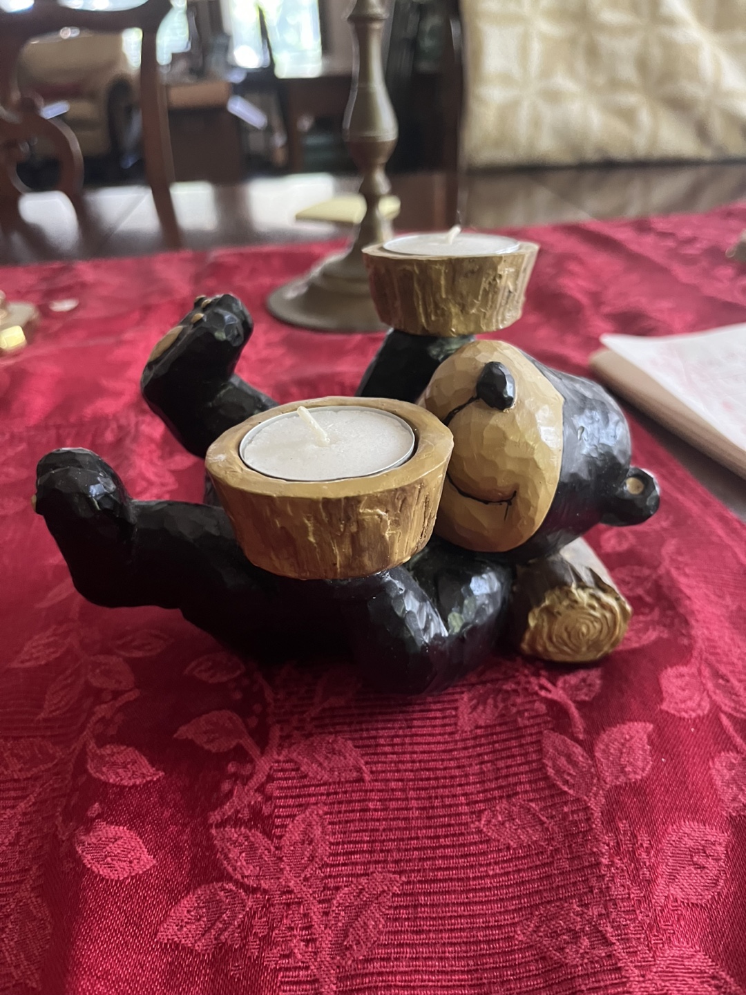 🥕Cute Bear Candle Holder