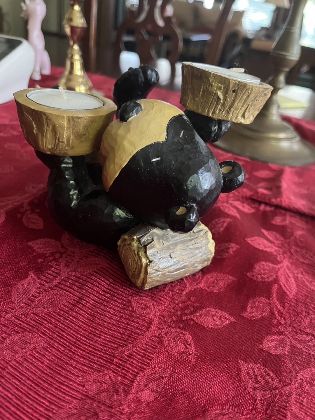🥕Cute Bear Candle Holder - photo 3