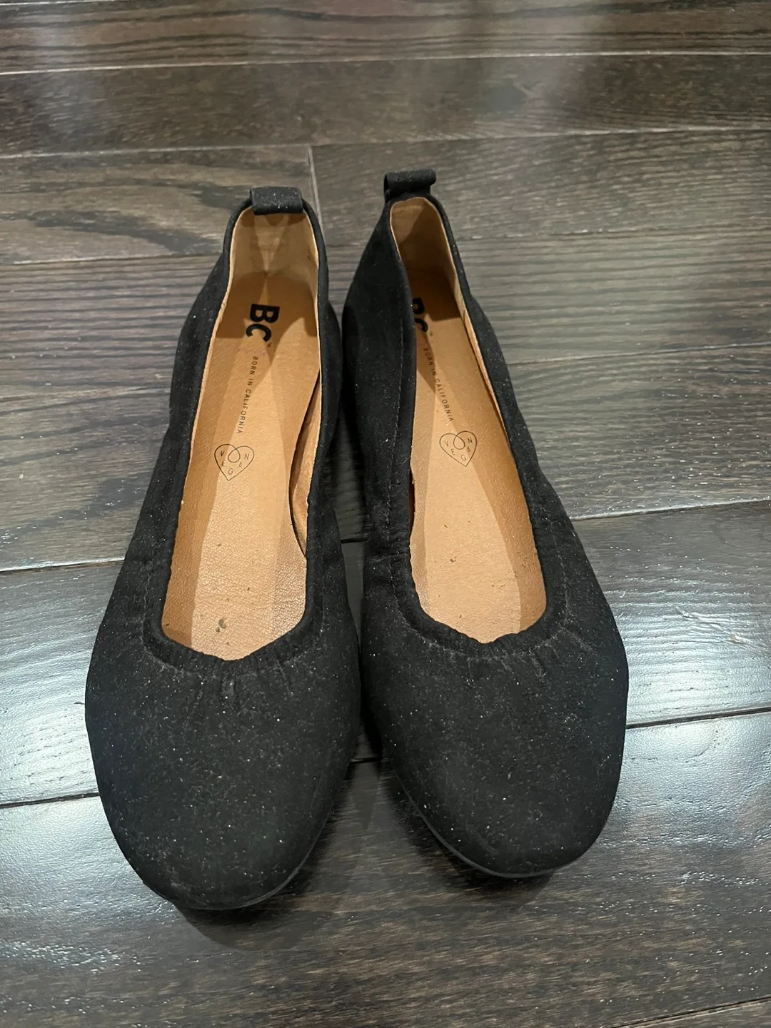 BC Born in California Black Ballet Flats, 6.5 thumbnail