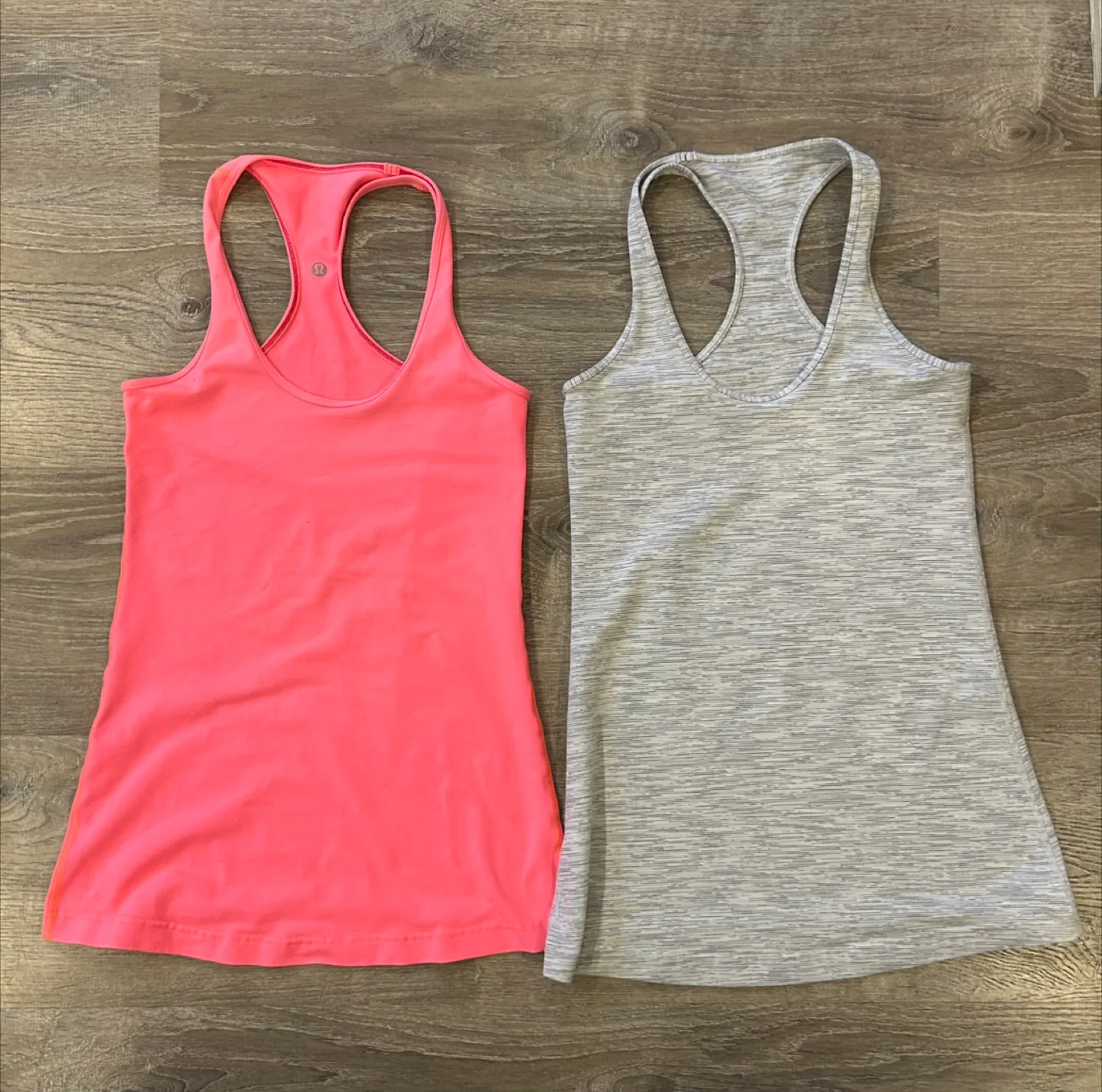 Lululemon Tank Tops - Pink & Grey thumbnail
