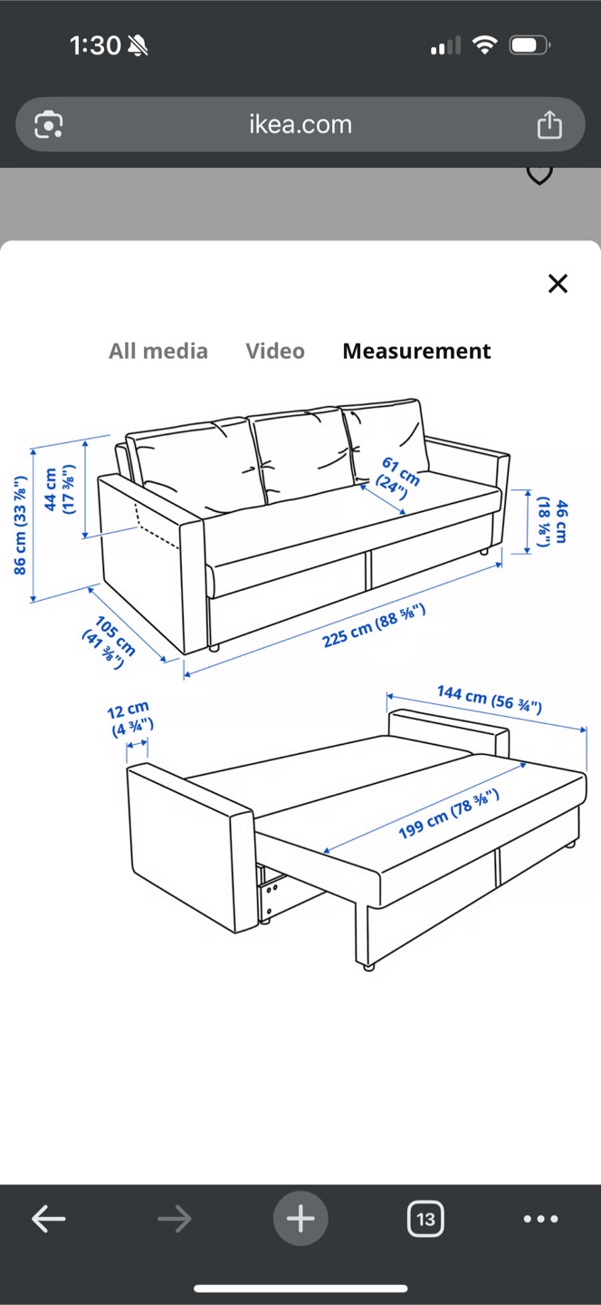 IKEA Sleeper Sofa - Beige - photo 2