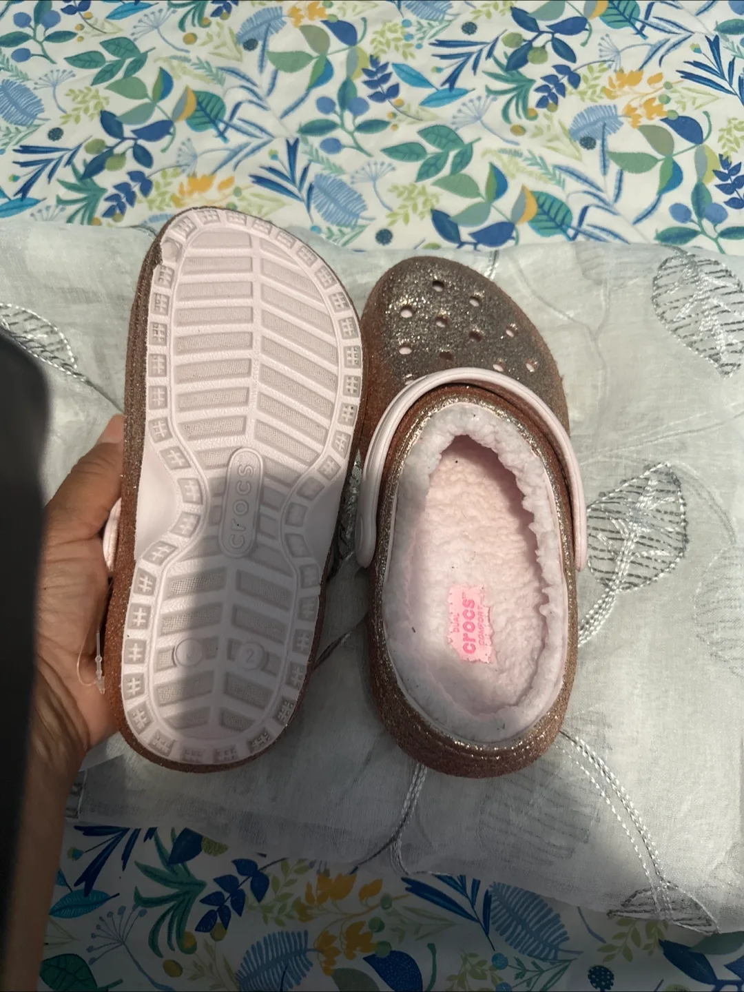 Crocs Kids' Baya Lined Clog - Size 2 image indicator(2)