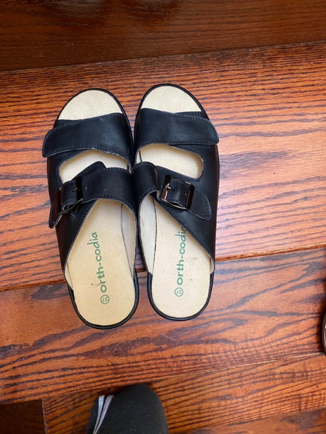 Orth-codia AS-03 Black Sandals - Size 7 thumbnail