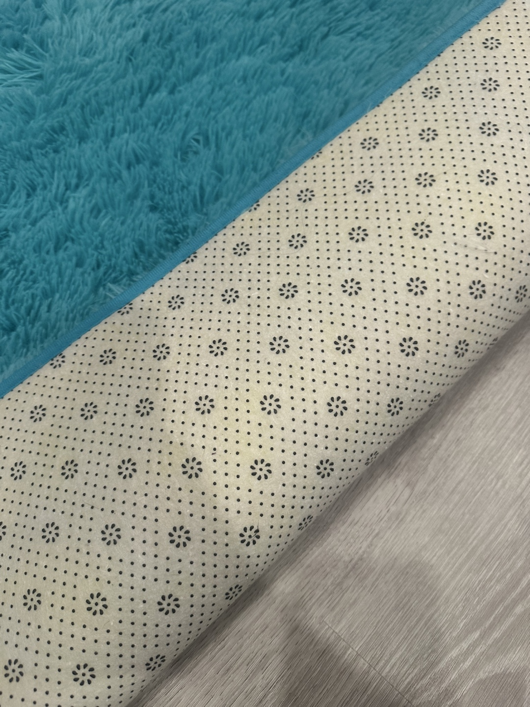 Teal Fluffy Rug (74x44)inches - photo 3