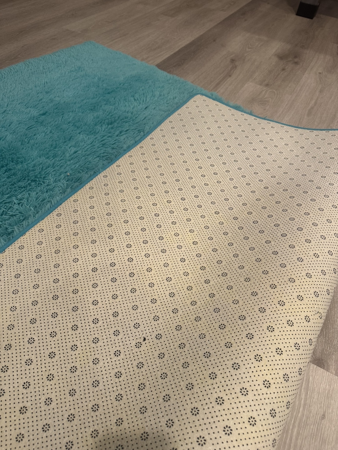 Teal Fluffy Rug (74x44)inches - photo 5
