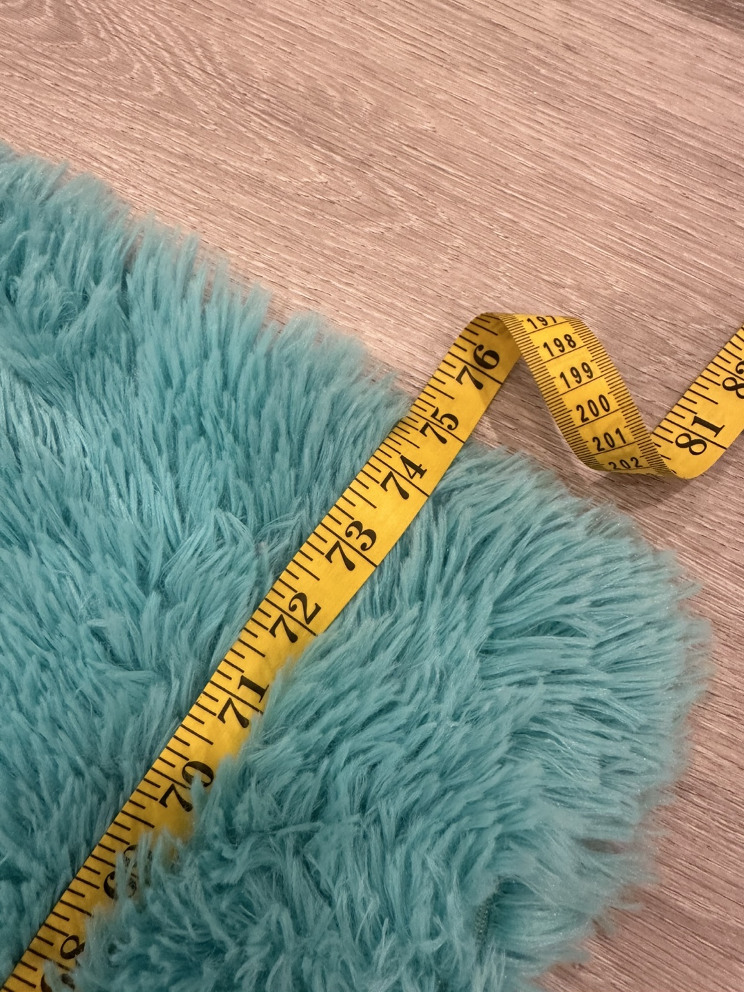 Teal Fluffy Rug (74x44)inches - photo 4