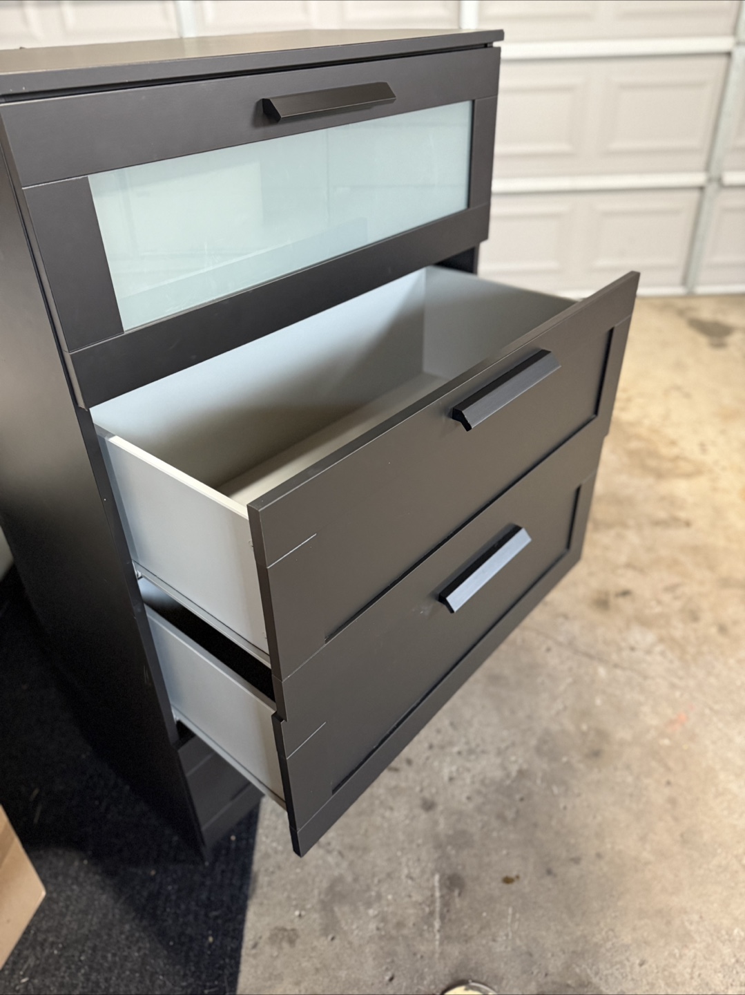 IKEA Hemnes Black-Brown 5-Drawer Chest - photo 4