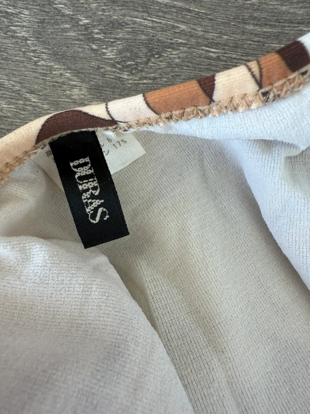 Duras Patterned Bikini Set with Bag image indicator(4)