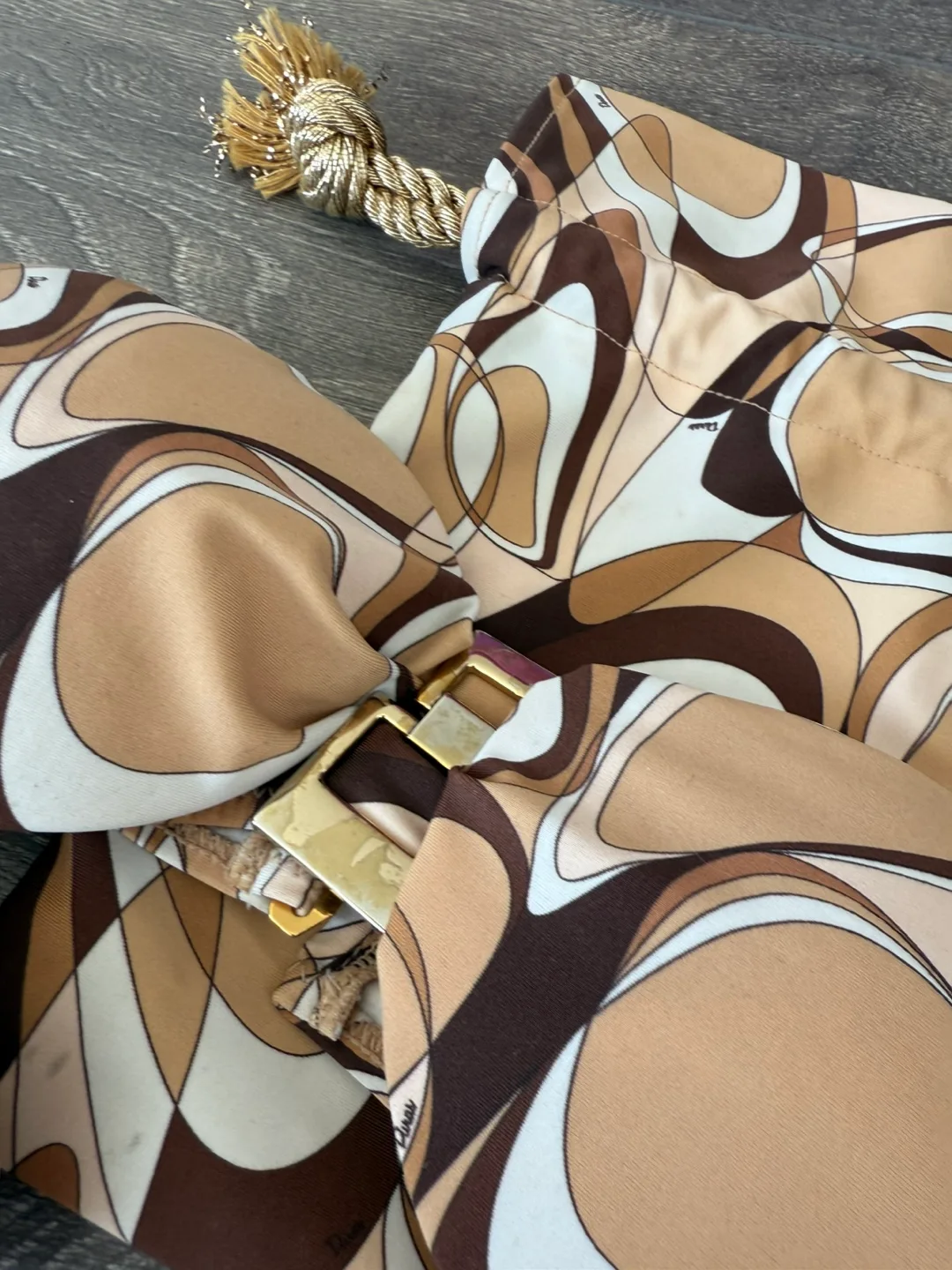 Duras Patterned Bikini Set with Bag image indicator(6)