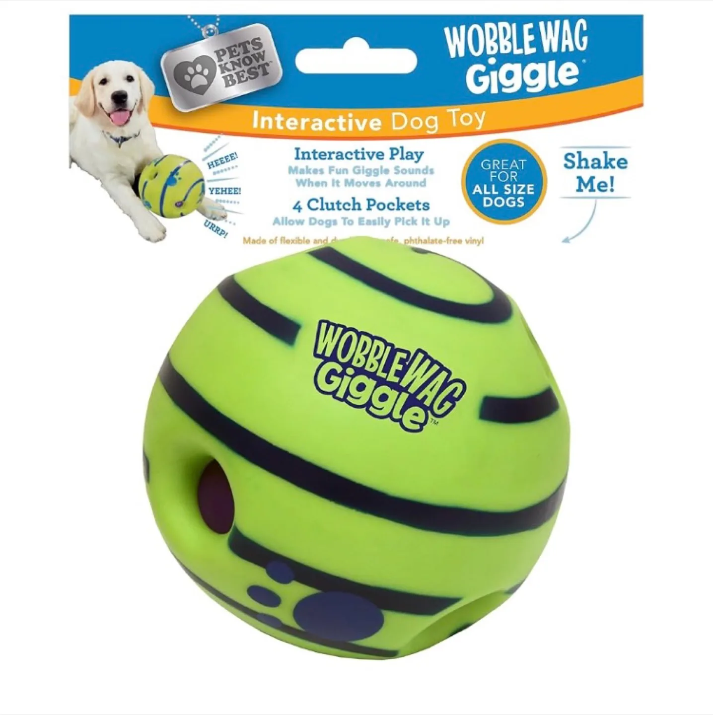 Wobble Wag Giggle Ball - Interactive Dog Toy thumbnail