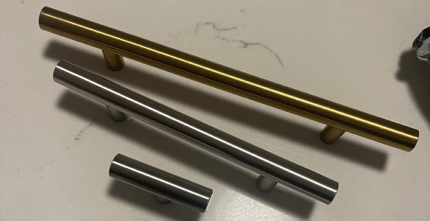 Cabinet Pulls - Silver and Gold thumbnail