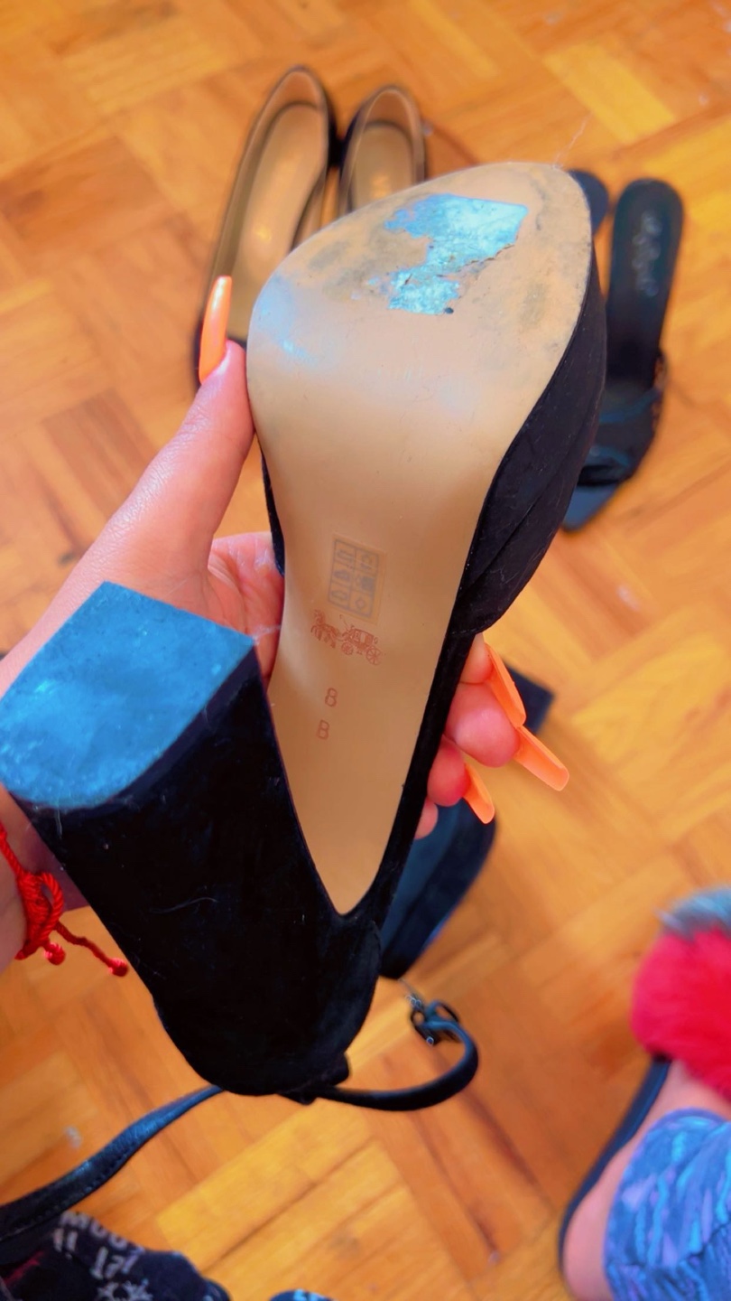 Coach Black Heels - Size 8 - photo 3