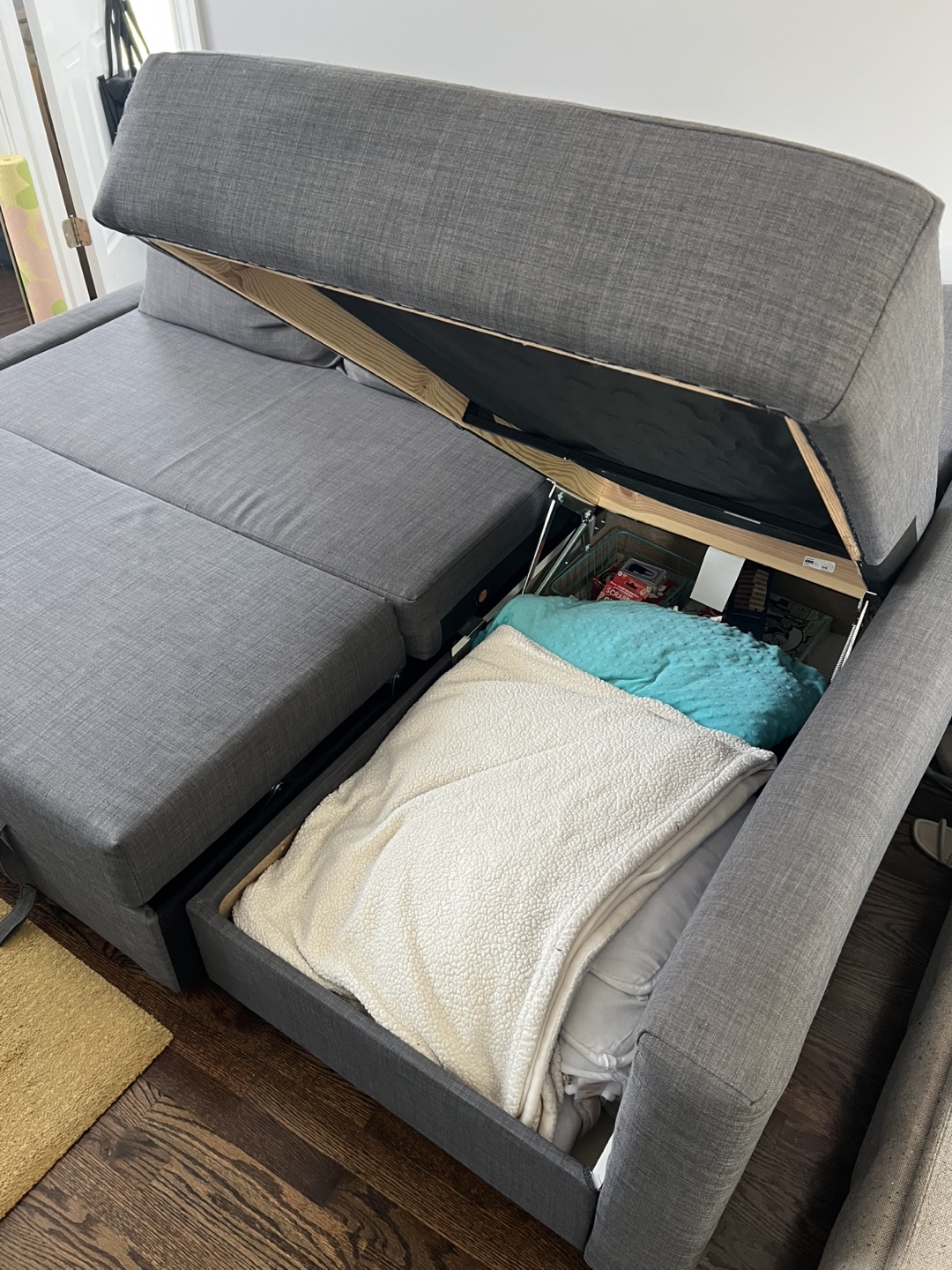 IKEA FRIHETEN Sleeper Sectional - Dark Gray - photo 4