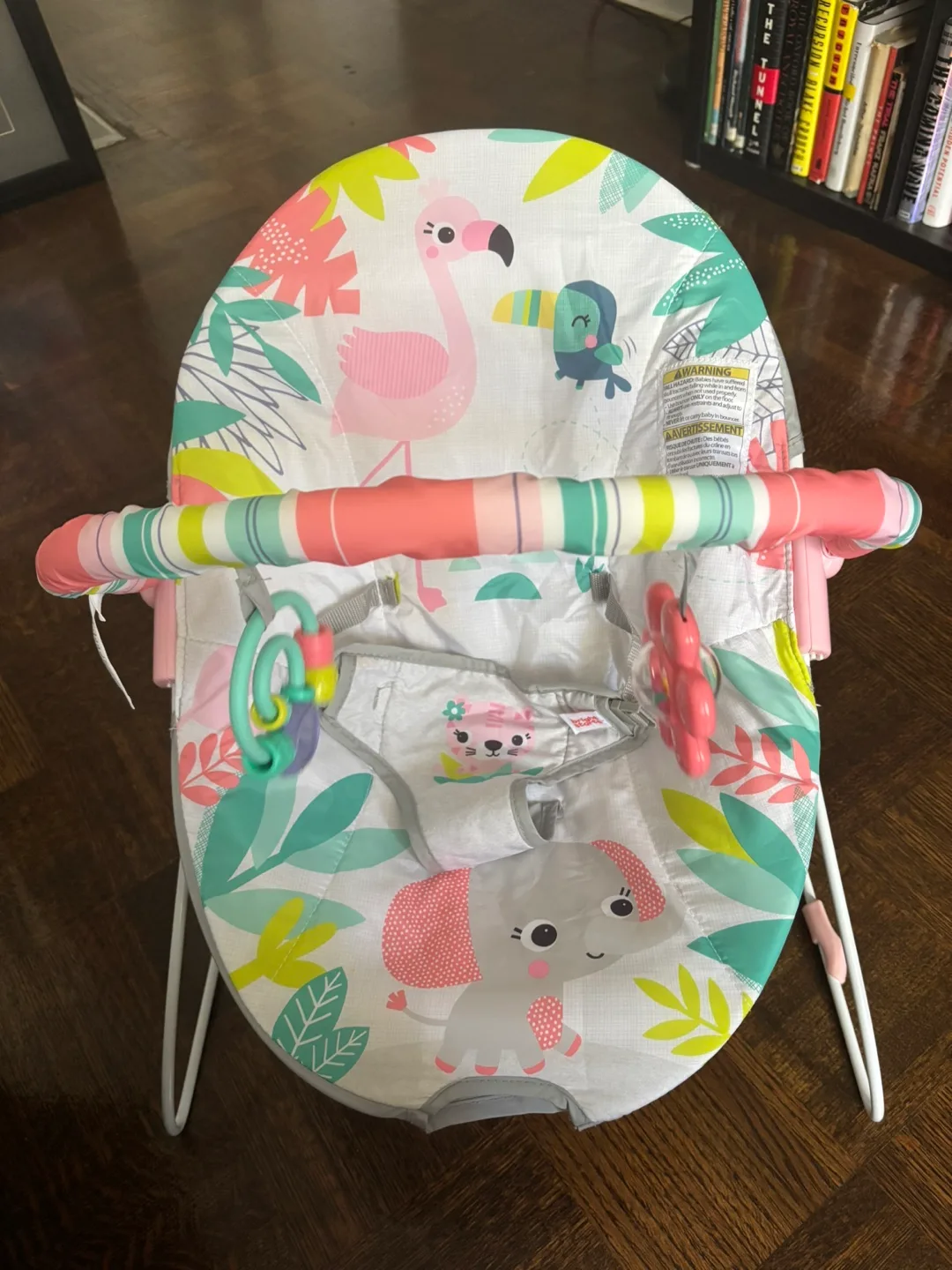 Bright Starts Baby Bouncer + free scented candle image indicator(3)