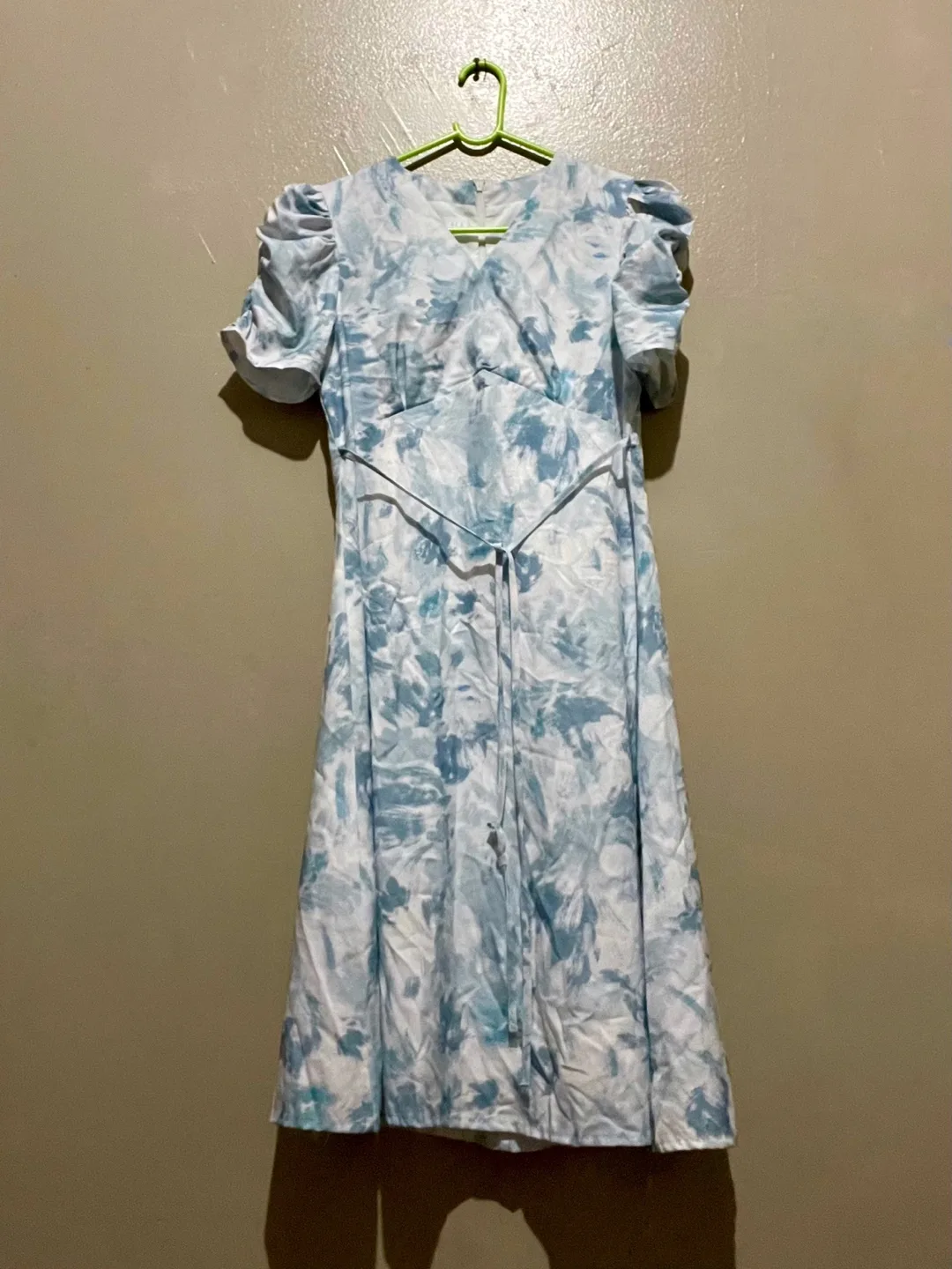 Ocean blue dress thumbnail