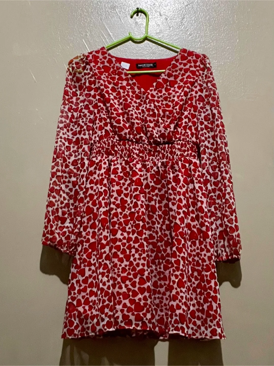 SHEIN Frenchy Red Heart Dress thumbnail
