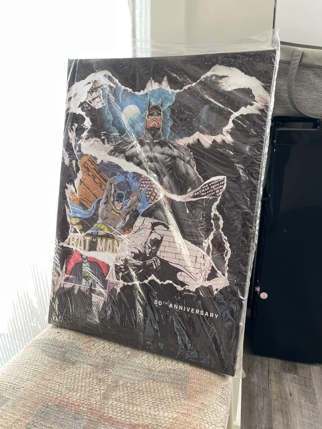 Batman 80th Anniversary Canvas Wall Frame image indicator(5)