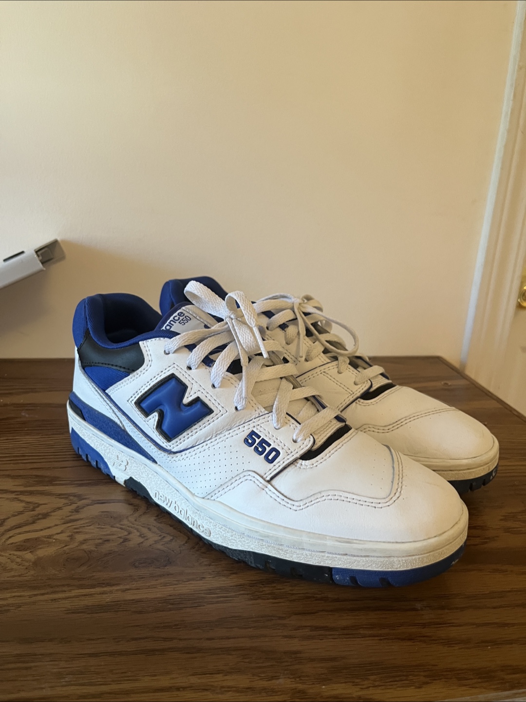 New Balance 550 White/Blue Sneakers