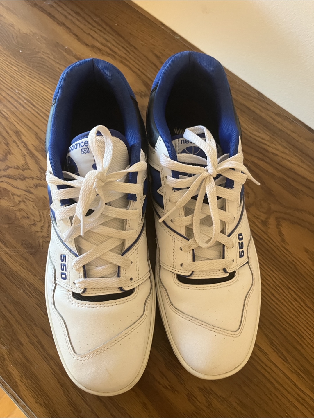 New Balance 550 White/Blue Sneakers - photo 3