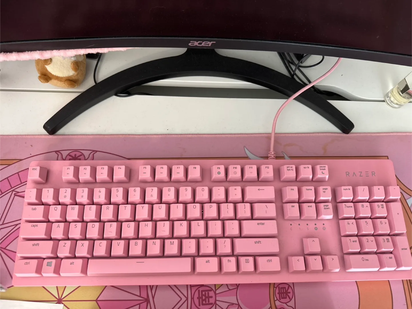 Razer Pink Mechanical Keyboard thumbnail