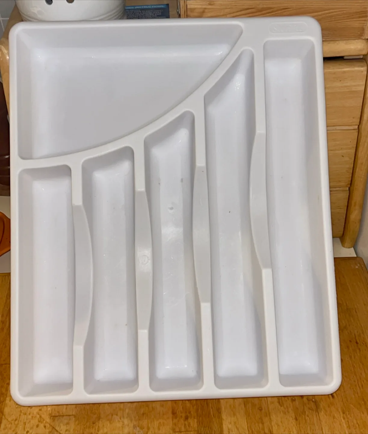 Sterilite White Cutlery Organizer thumbnail