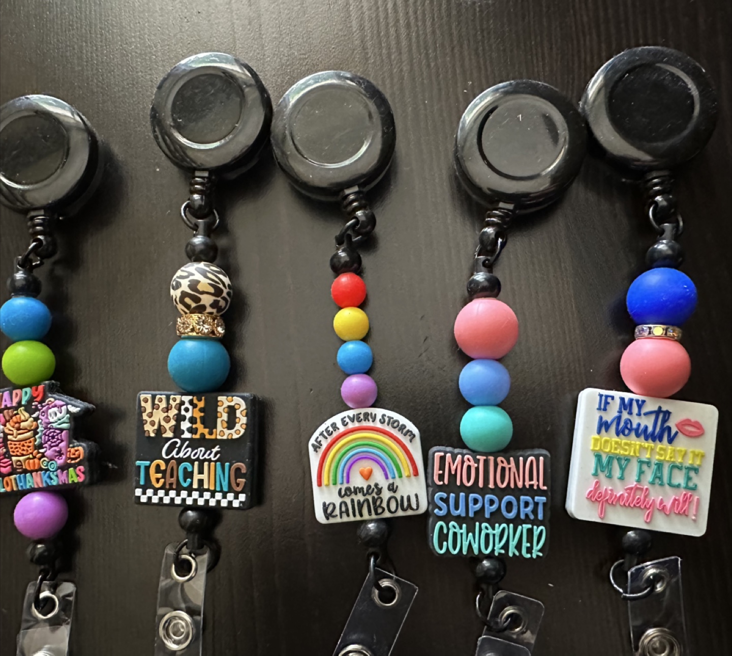 Handmade Beaded Badge Reels - Nurse/Teacher - photo 5