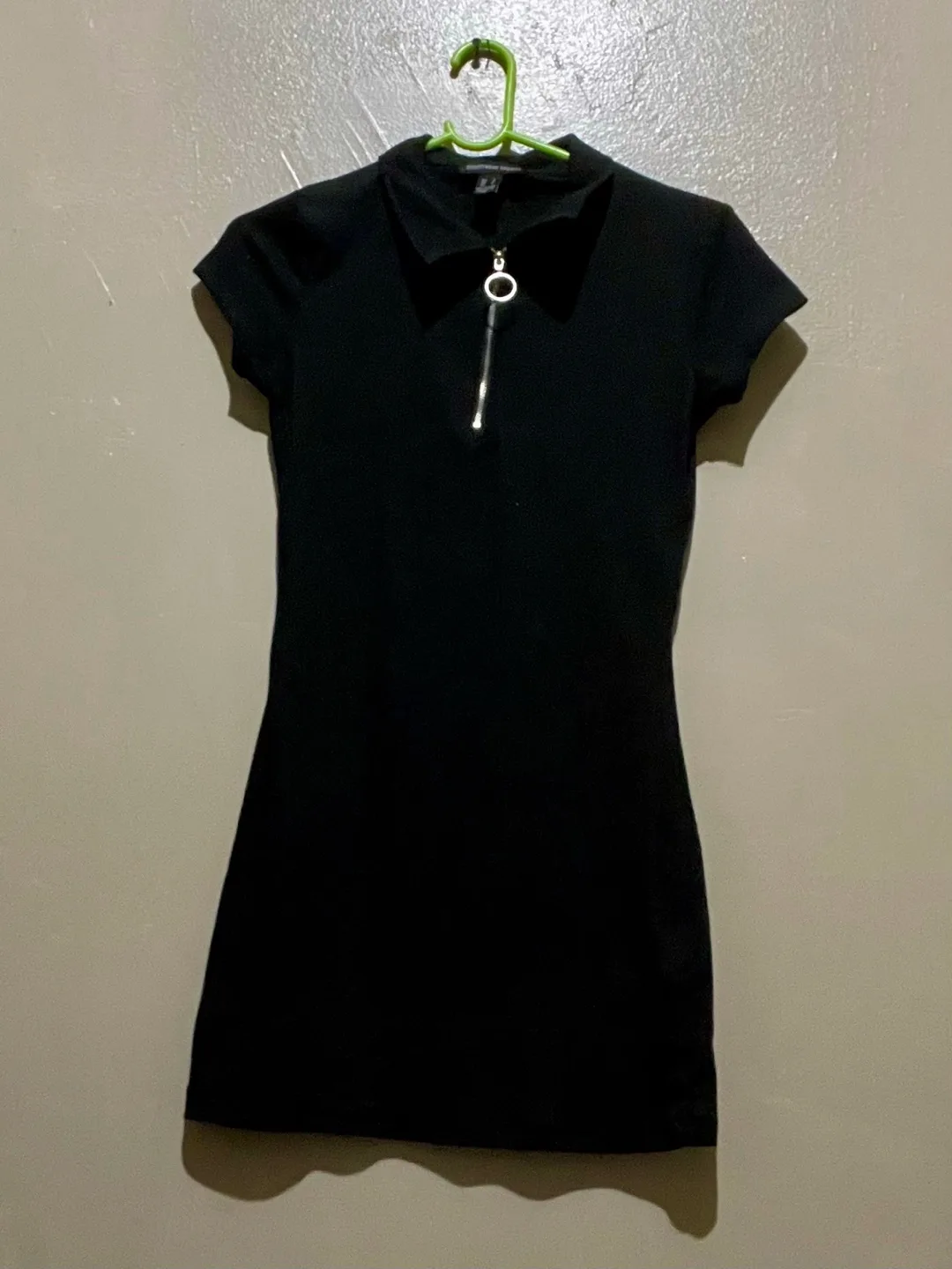 Streetwear Society Black Dress + Silver Zip-Up thumbnail