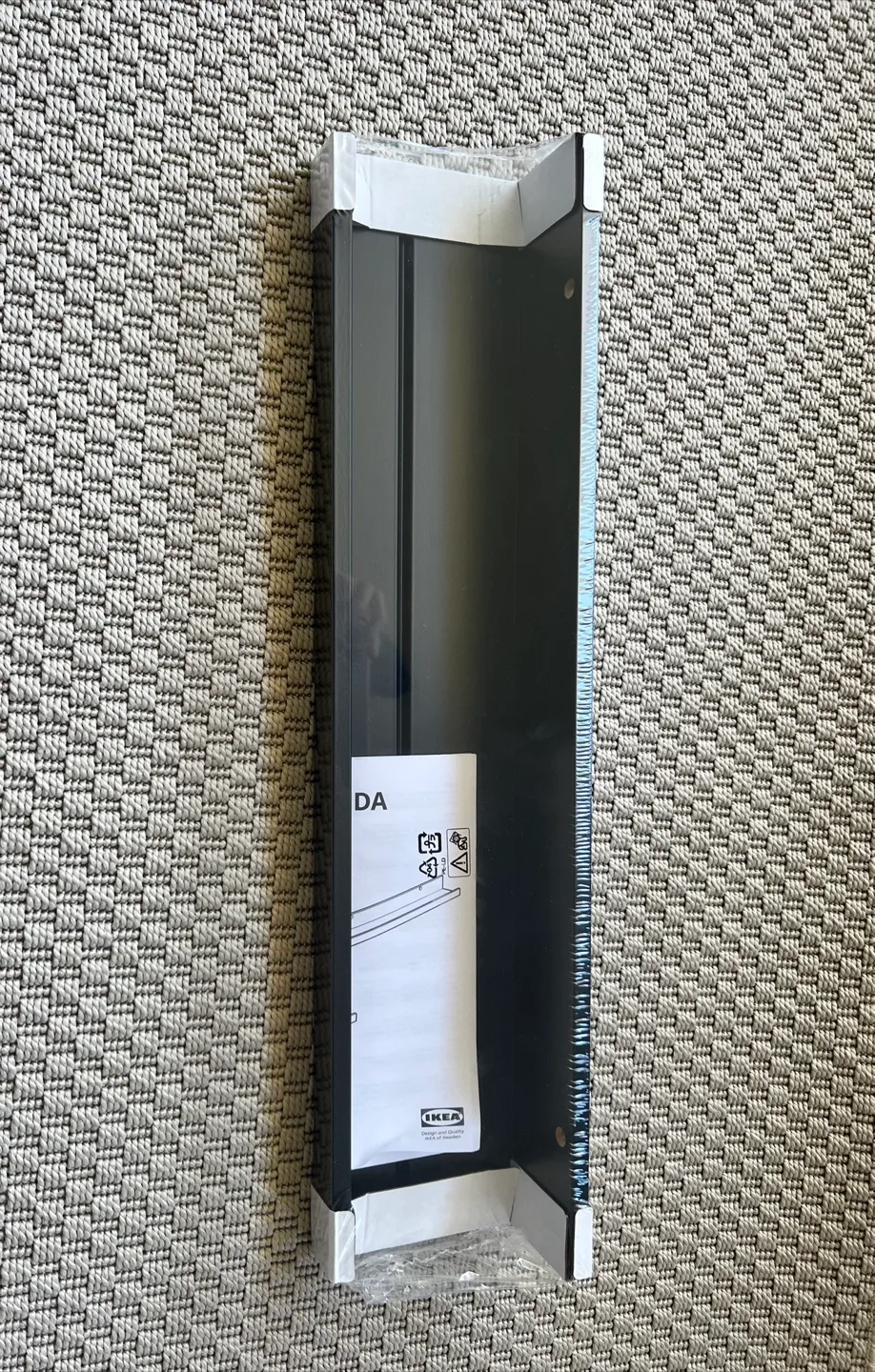 IKEA MOSSLANDA Picture Ledge, Black thumbnail