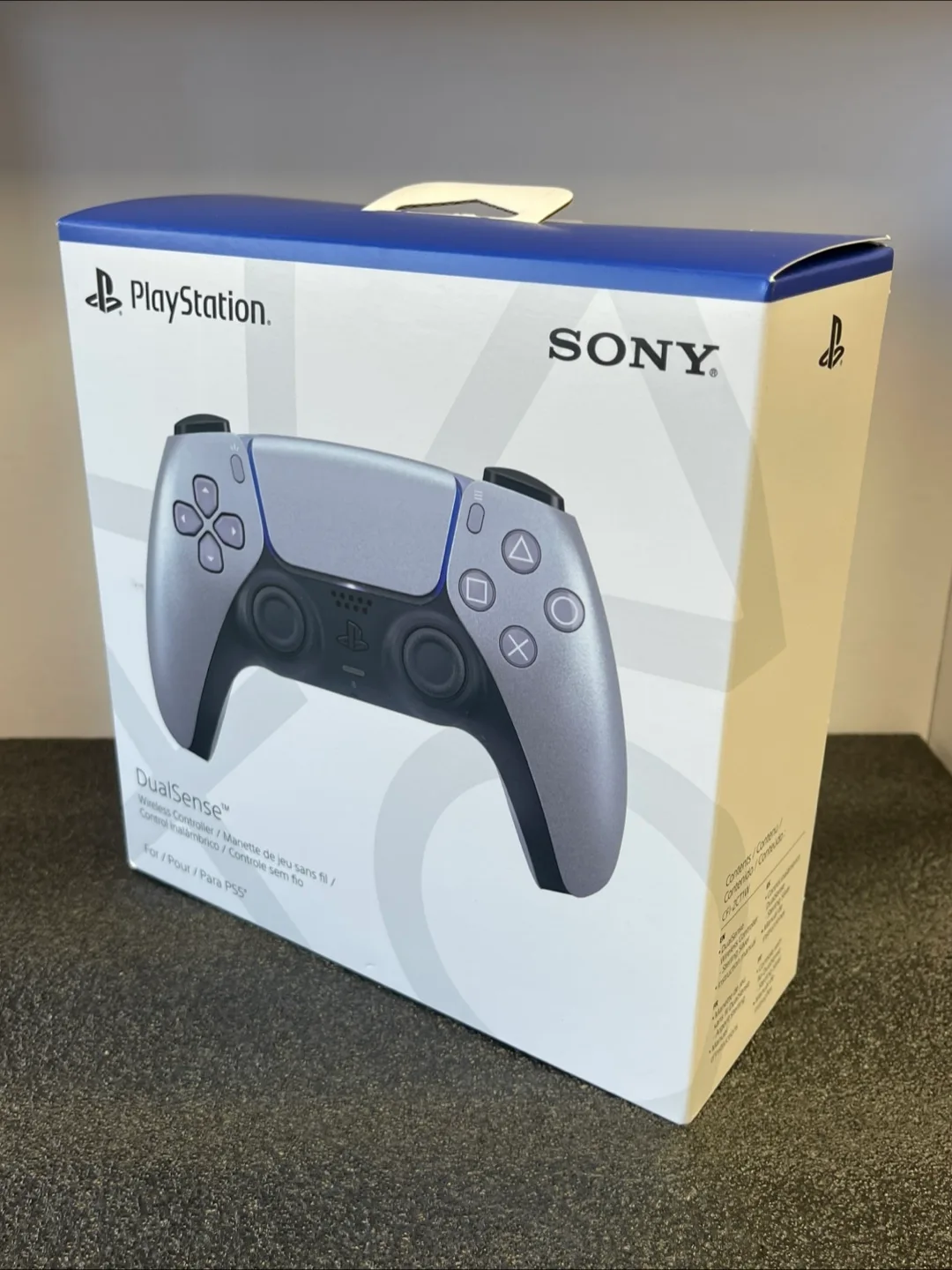 New Sony PlayStation 5 DualSense Controller Sterling Silver image indicator(3)