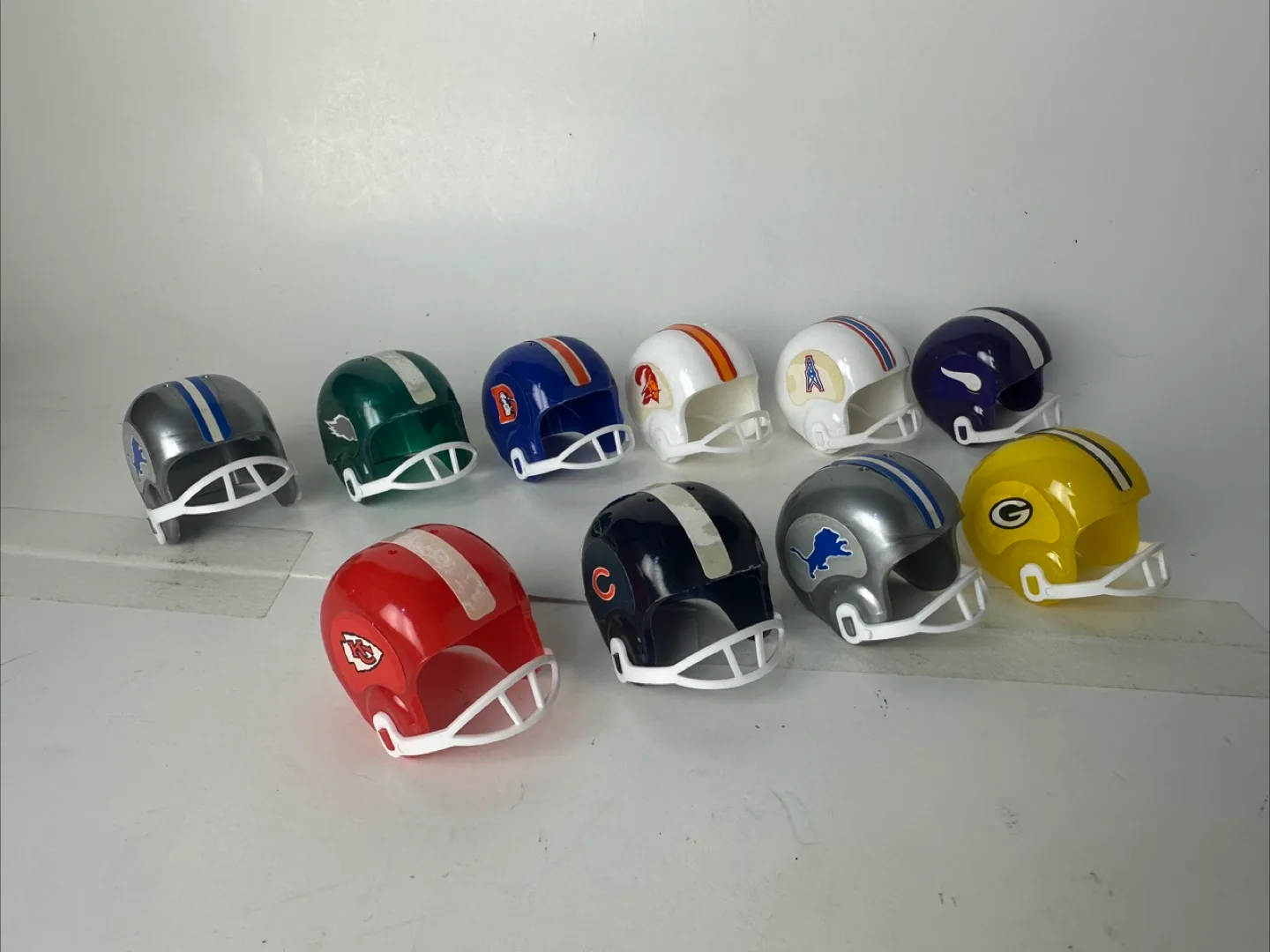 Collection of Miniature NFL Football Helmets thumbnail