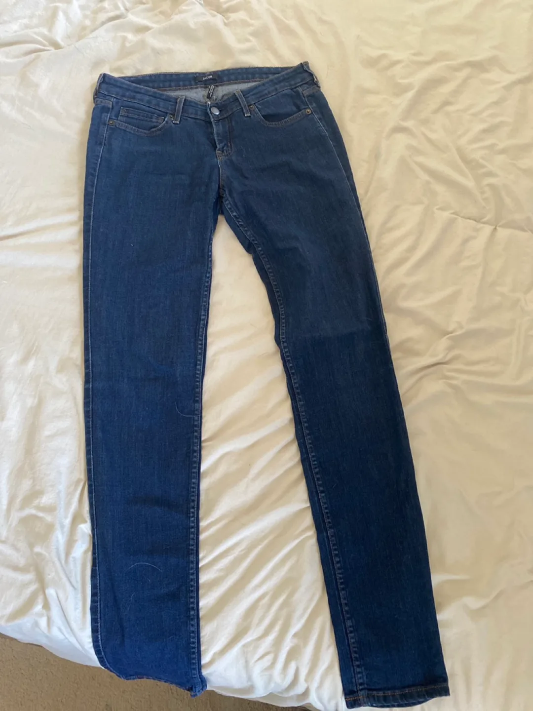 Jacob Dark Wash Denim Jeans, Tall thumbnail