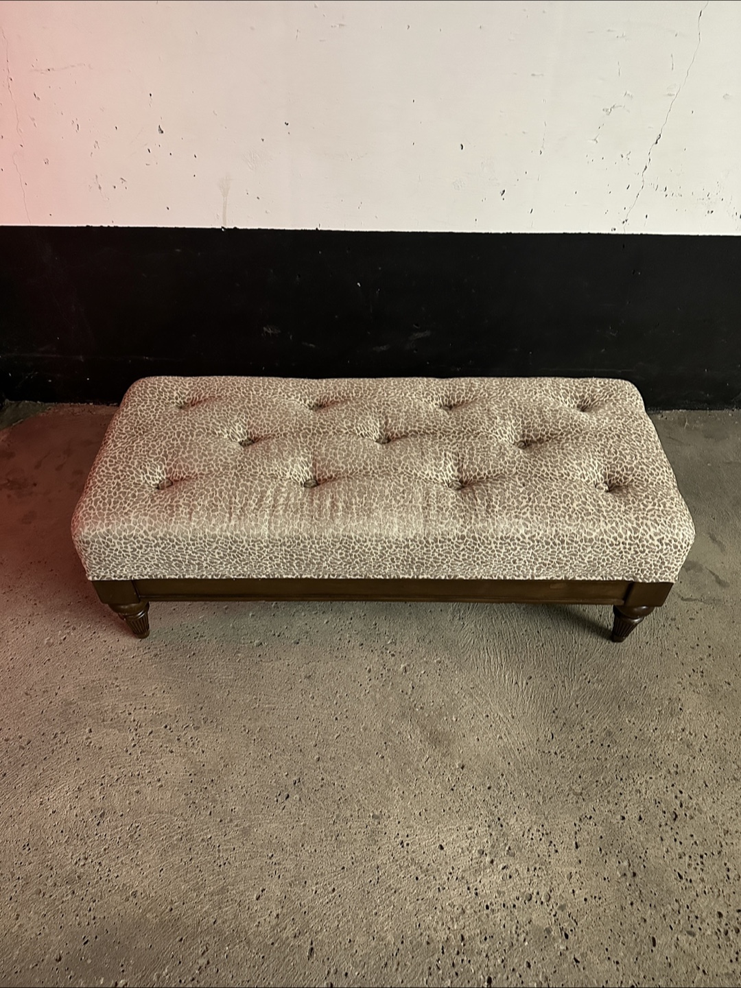 Bench in Animal Print