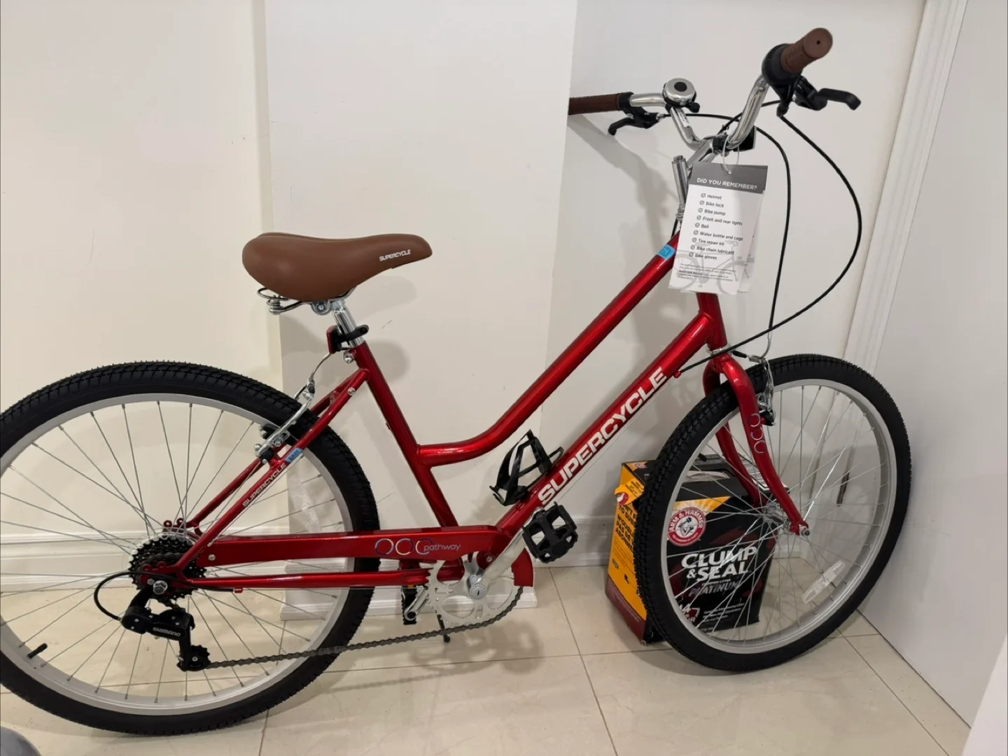 Supercycle OC Pathway Bike - Red - Brand New with Tag thumbnail