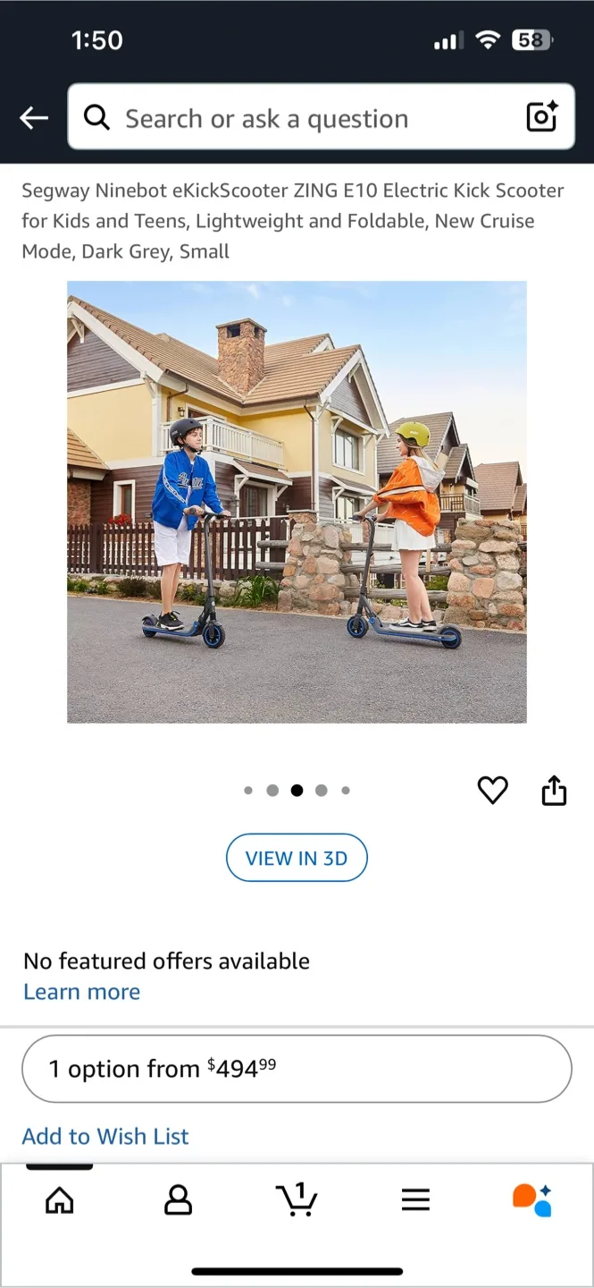 Ninebot Electric Scooter open to trades 200$+ image indicator(6)
