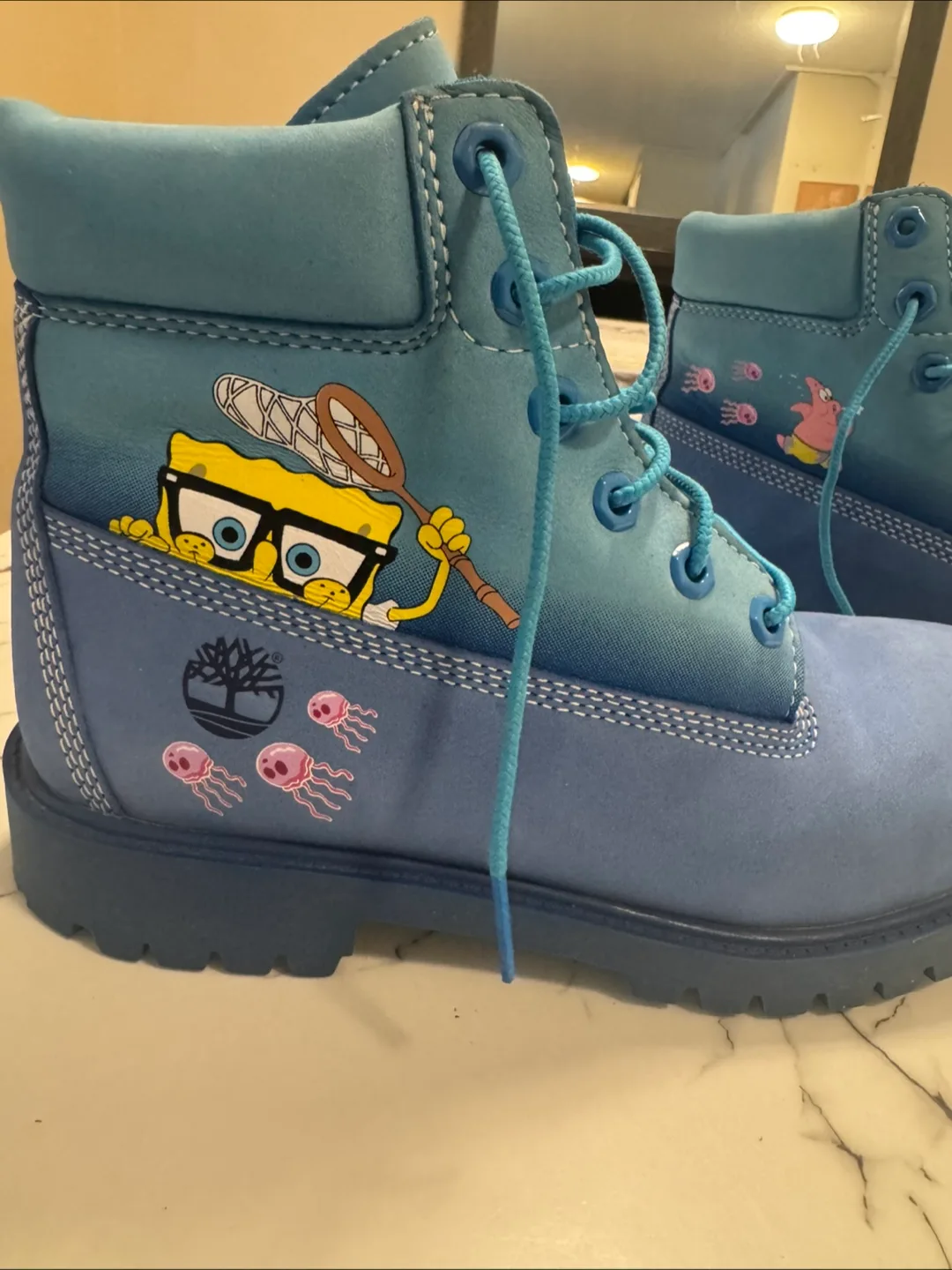 Timberland SpongeBob Premium Waterproof Boots - Size 6 Men image indicator(5)