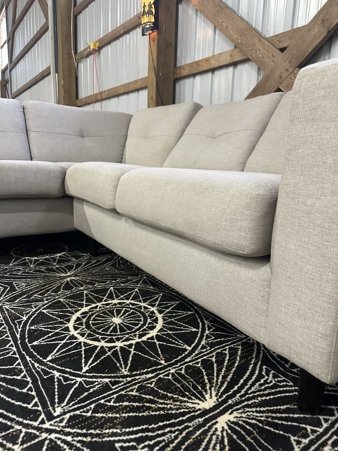 EQ3 Modern Sectional in Grey. - photo 5