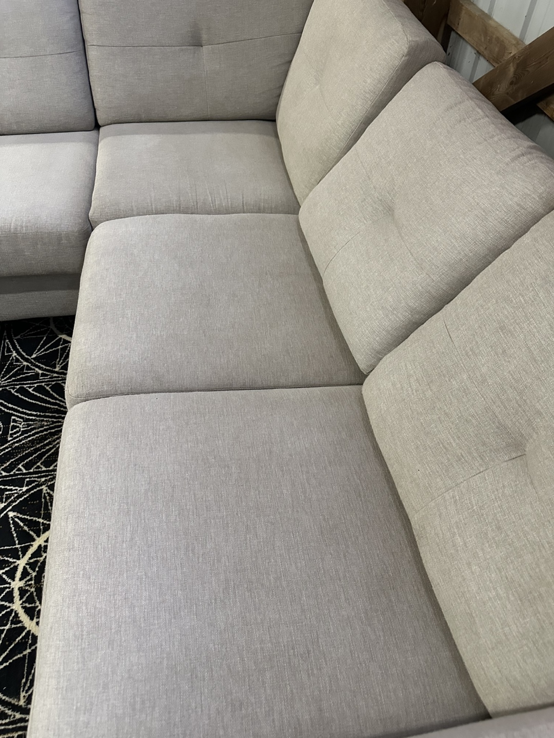 EQ3 Modern Sectional in Grey. - photo 4
