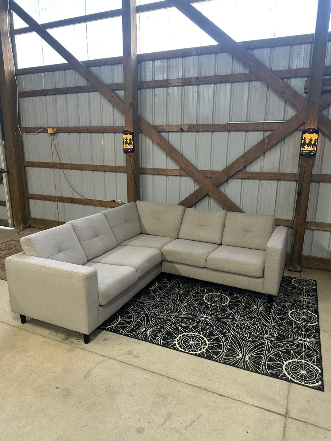 EQ3 Modern Sectional in Grey. image indicator(2)