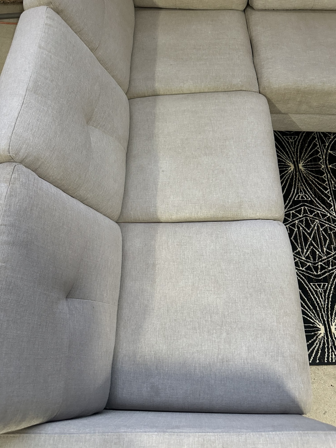 EQ3 Modern Sectional in Grey. - photo 3
