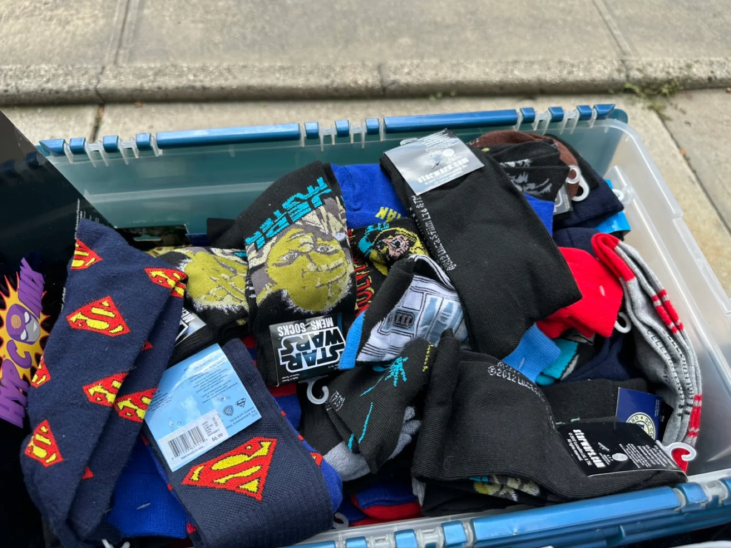 Star Wars & superhero Socks thumbnail