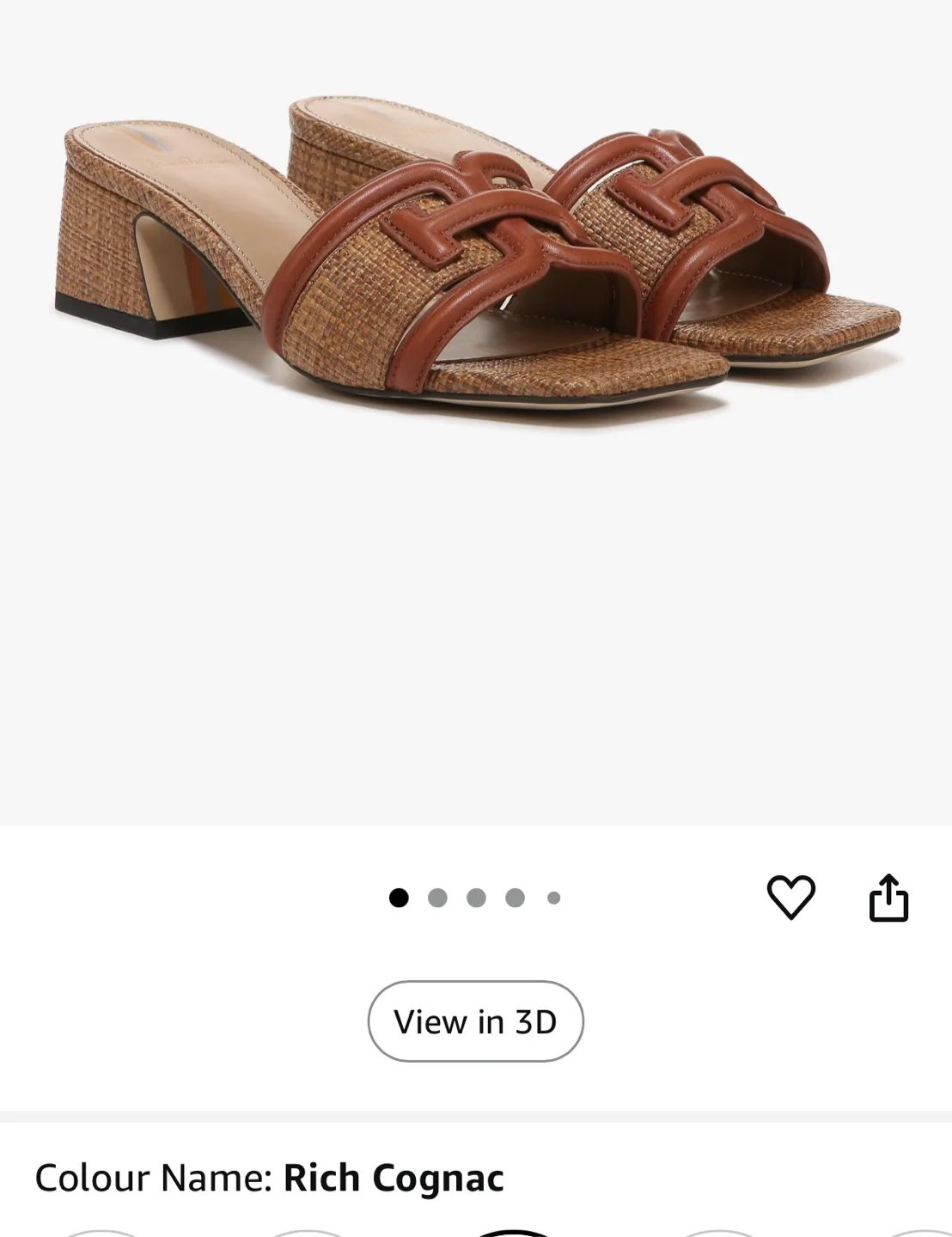 Sam Edelman Waylon Heeled Sandal - Cognac thumbnail