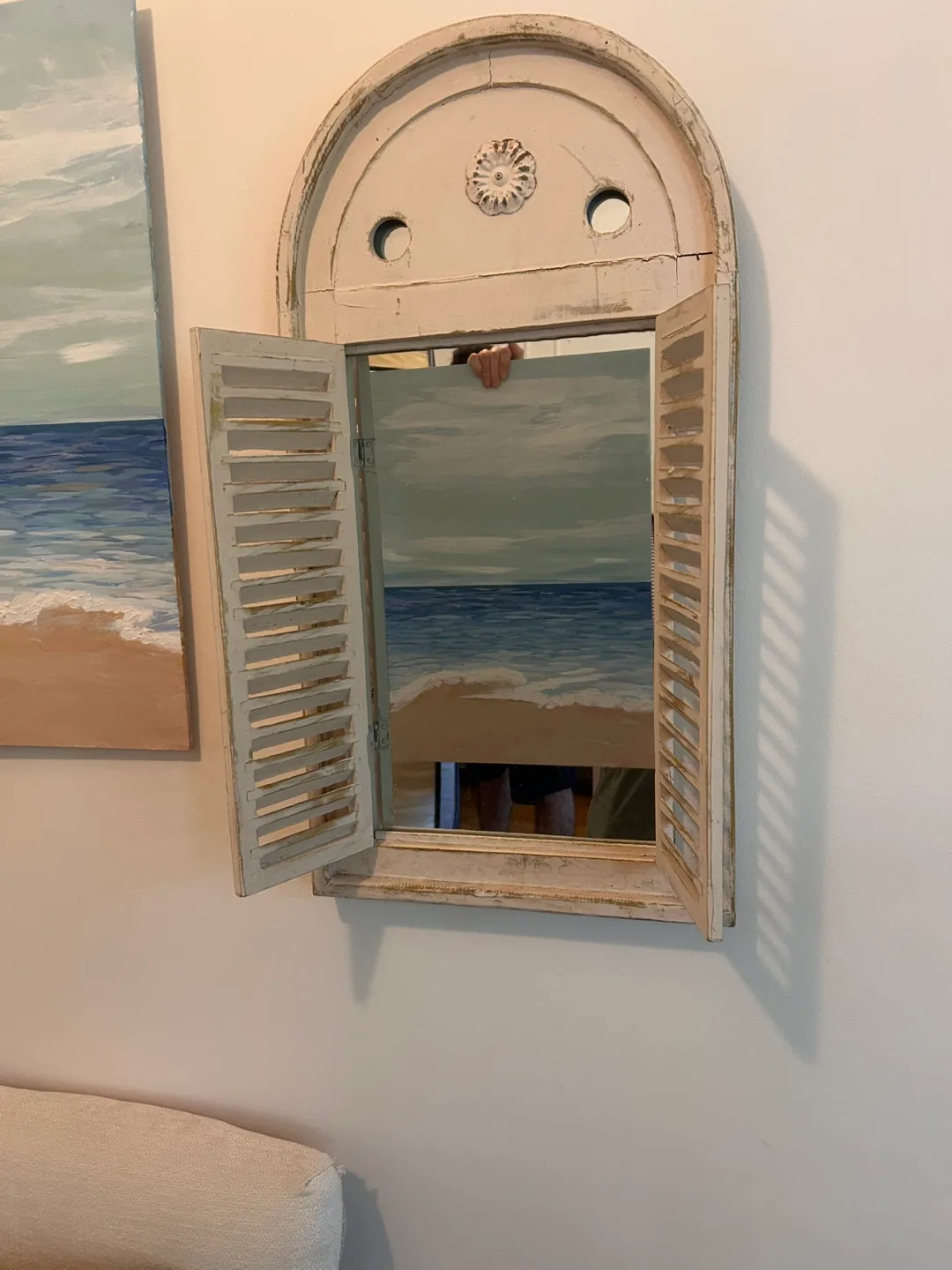 Shutter Mirror - Farmhouse Style thumbnail
