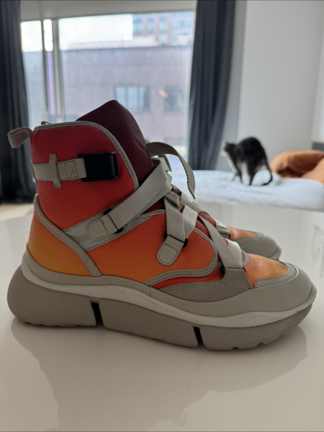 Chloé High-Top Sneakers - Size 40
