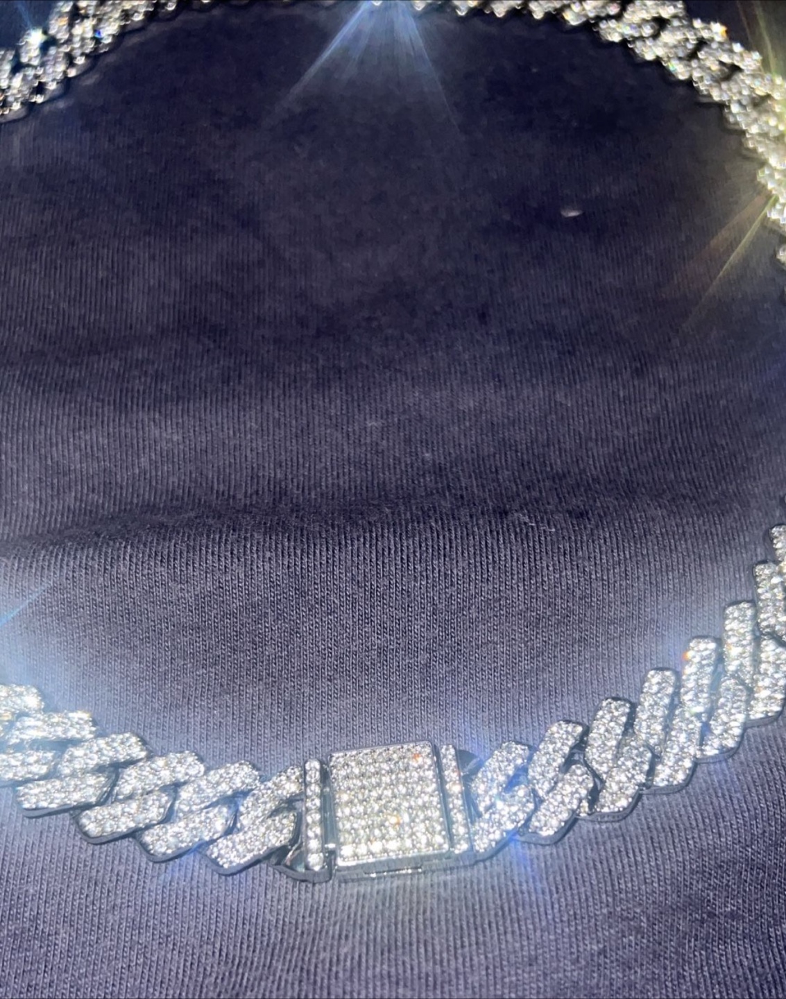 Cuban Link Chain Vvs Diamond mossanite - photo 3