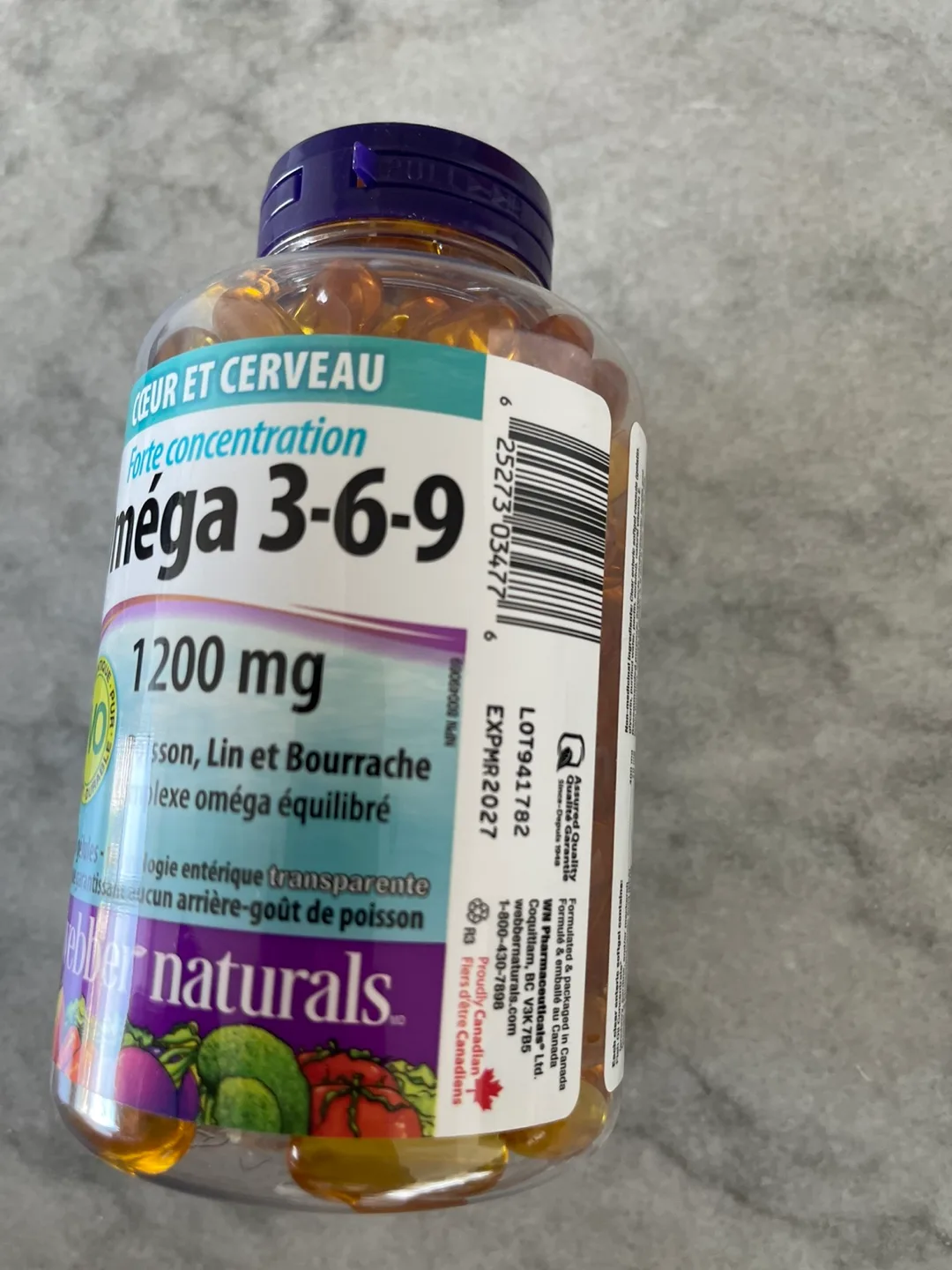 Webber Naturals Omega 3-6-9 1200mg image indicator(2)