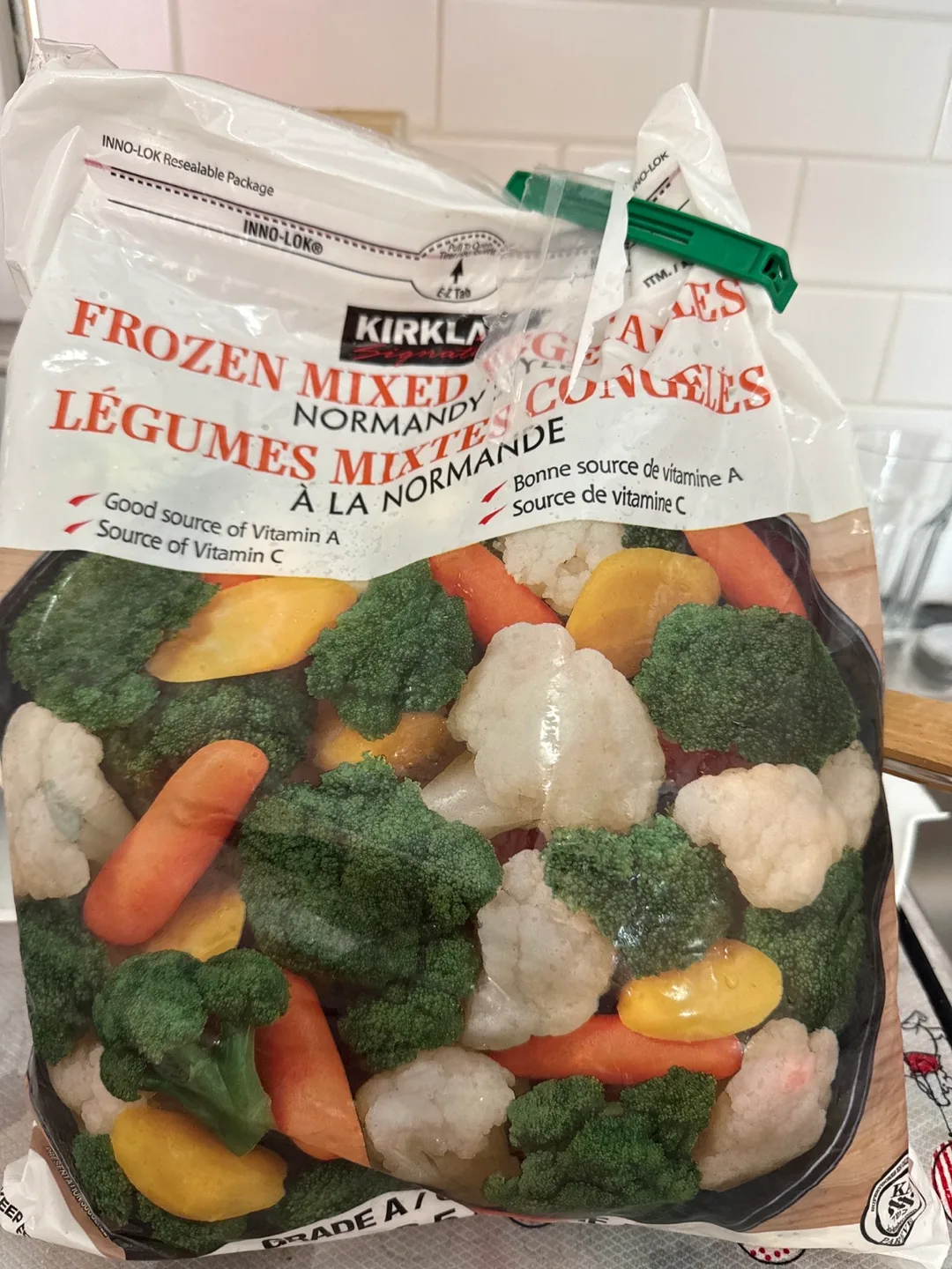 Kirkland Frozen Mixed Vegetables - free