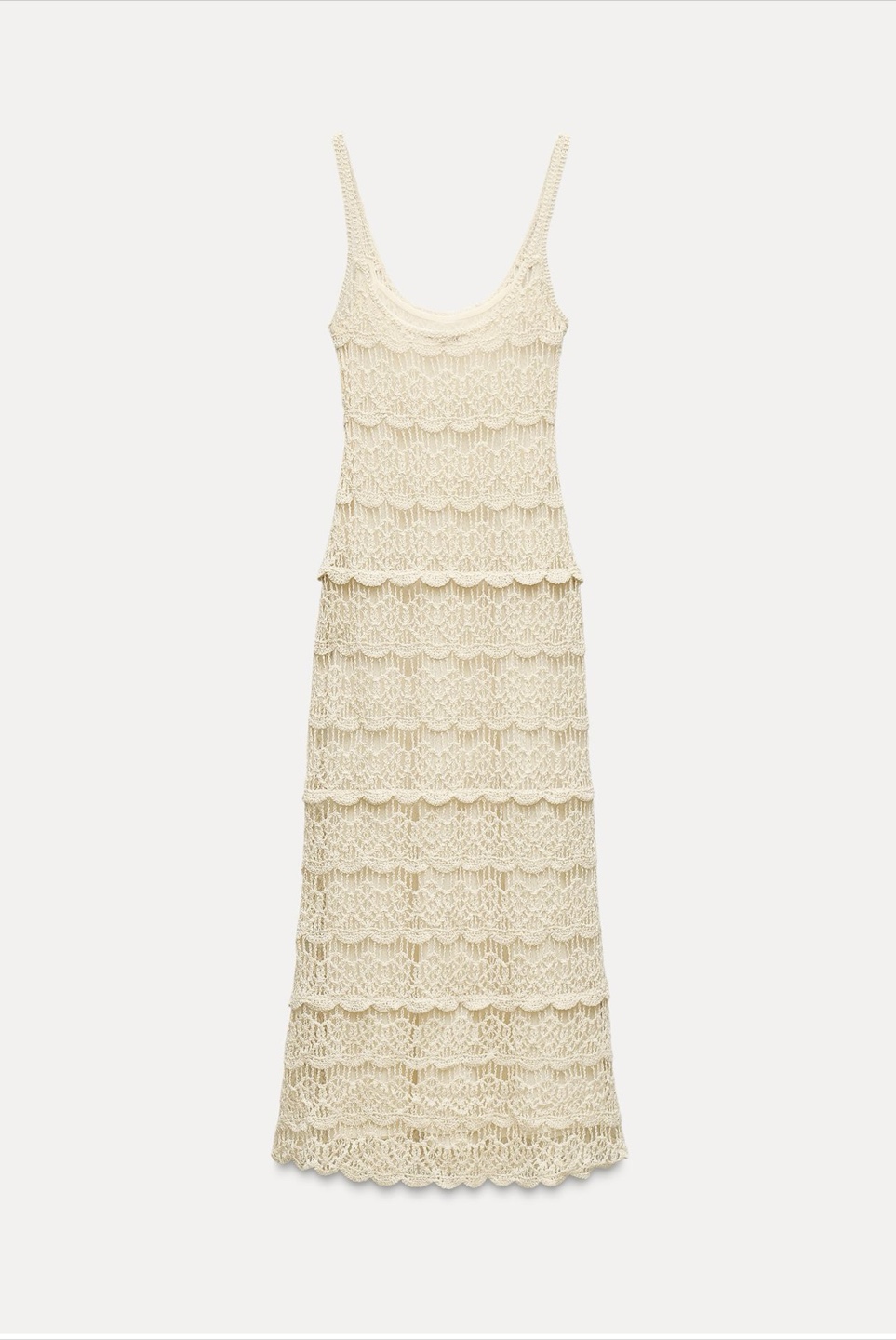 Zara Crochet Knit Dress - Size M - photo 2