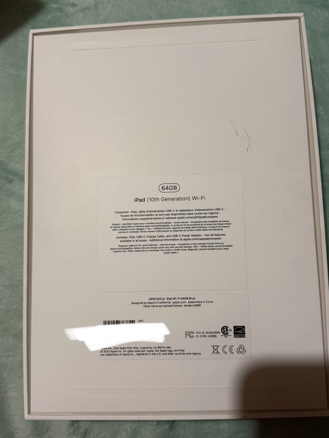 New iPad 10th Generation 64GB Blue - photo 2